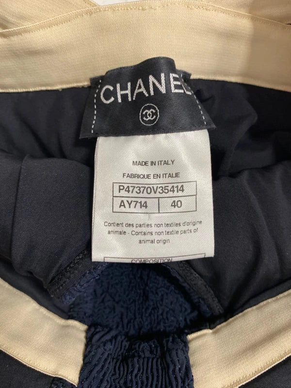 Chanel Terrycloth One Piece Bathing Suit - S