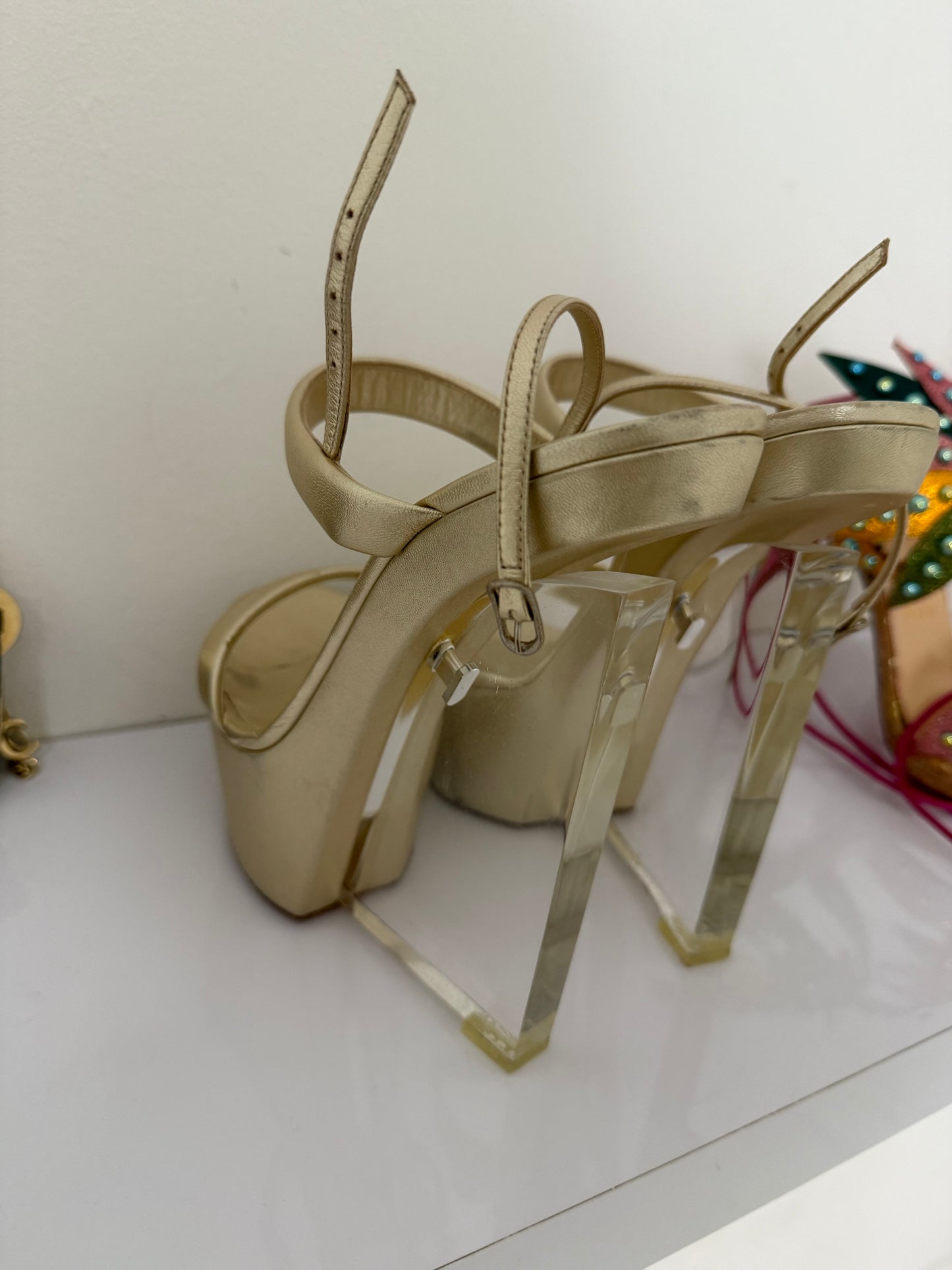 Casadei Perspex Wedges - 39