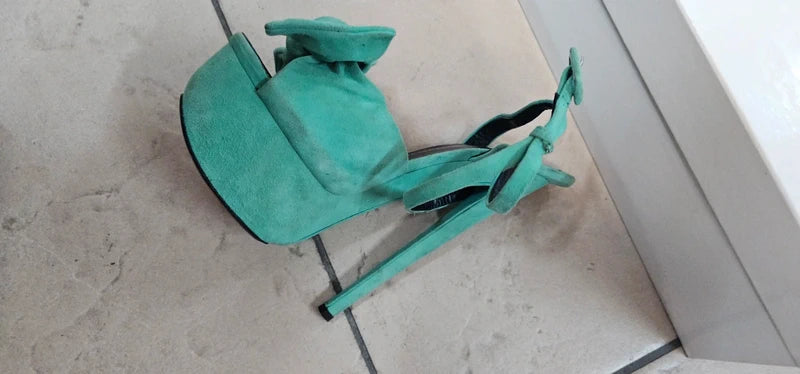 Giuseppe Zanotti Suede Platform Heels - 38