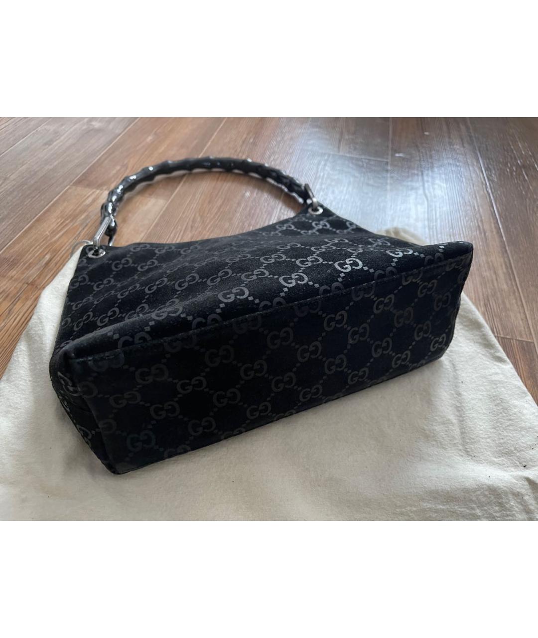 Gucci by Tom Ford Velvet Bamboo Shopper Bag