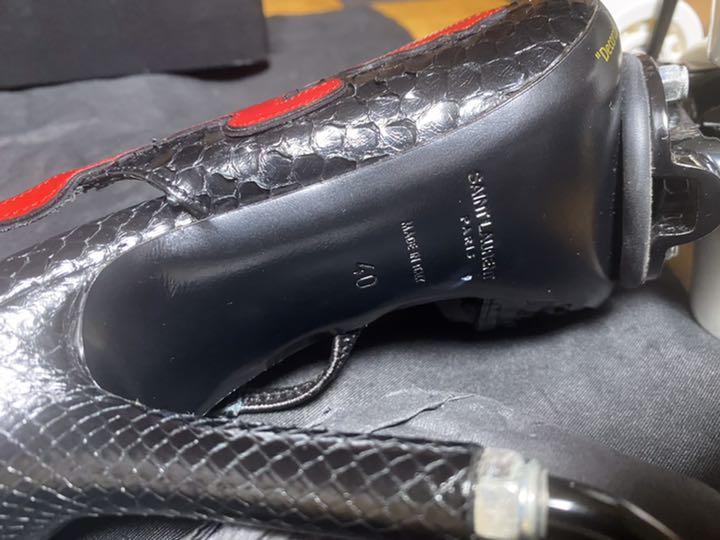 Saint Laurent Anya Roller Skate Heels - 40