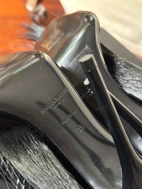 Saint Laurent Jamie Antelope Heels Brand New - 36