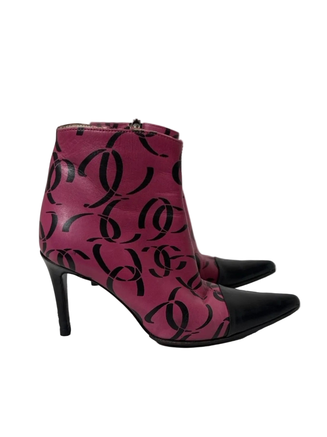 Chanel CC Logo Ankle Boots - 36.5