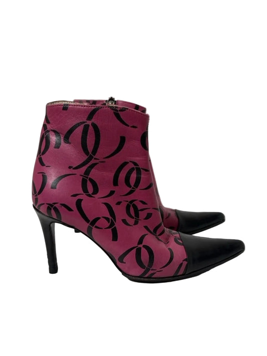 Chanel CC Logo Ankle Boots - 36.5