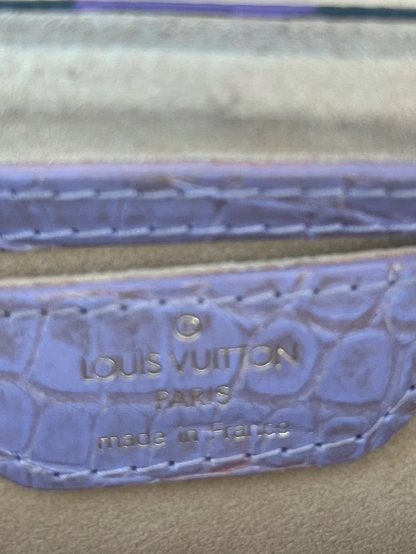 Louis Vuitton x Takashi Murakami Marilyn Bag with Croc detailing ( Rare collectors item)