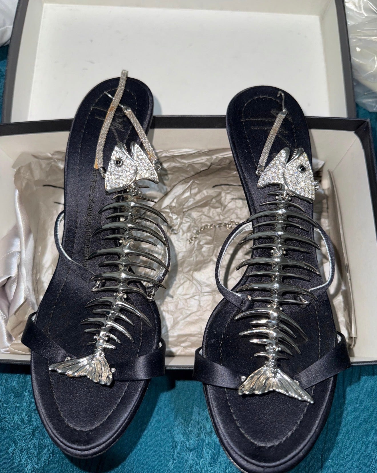 Giuseppe Zanotti Fishbone Heels - 37