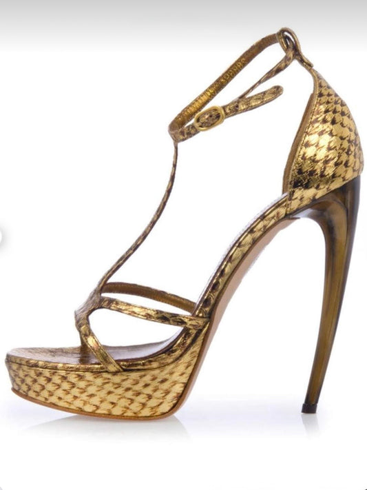 Alexander Mcqueen Python Heels - 37