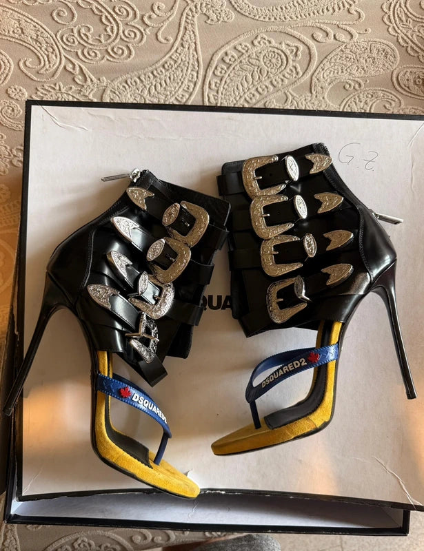 Dsquared2 Gothika Buckle Heel - 41