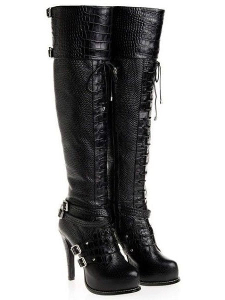 Christian Dior Croc Boots 2011 Runway - 39.5/40