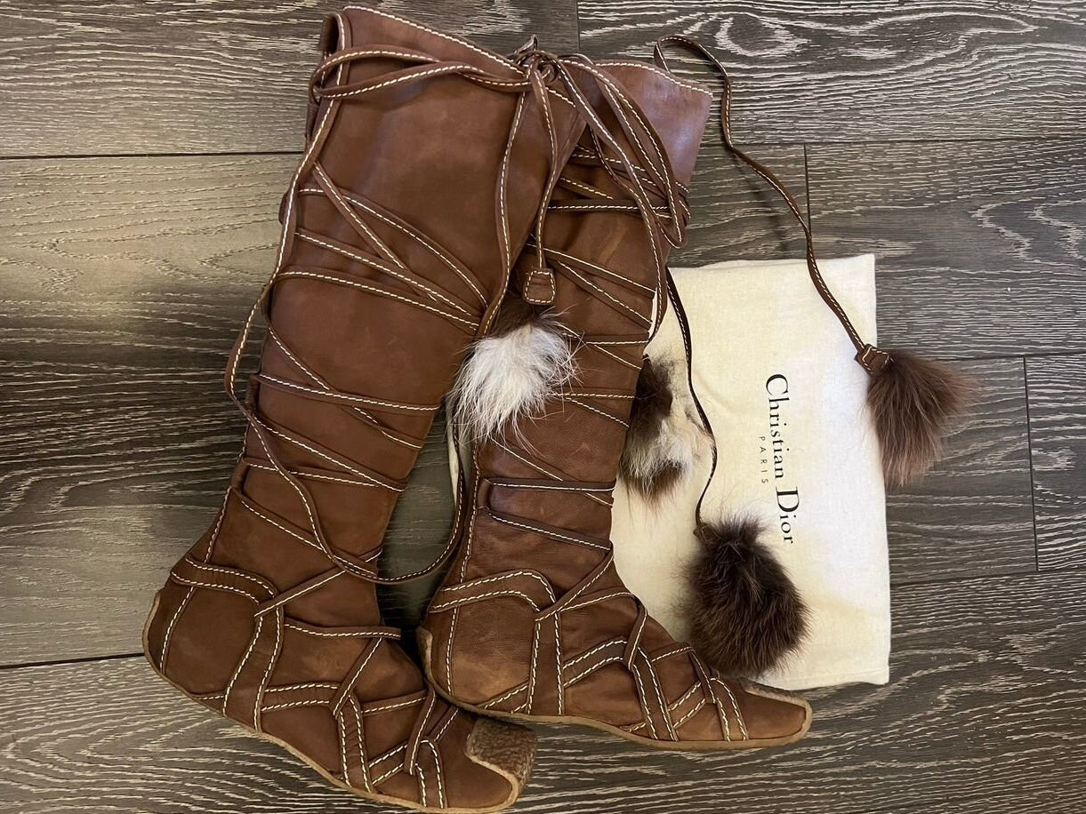 Dior Boots with Fur - 37