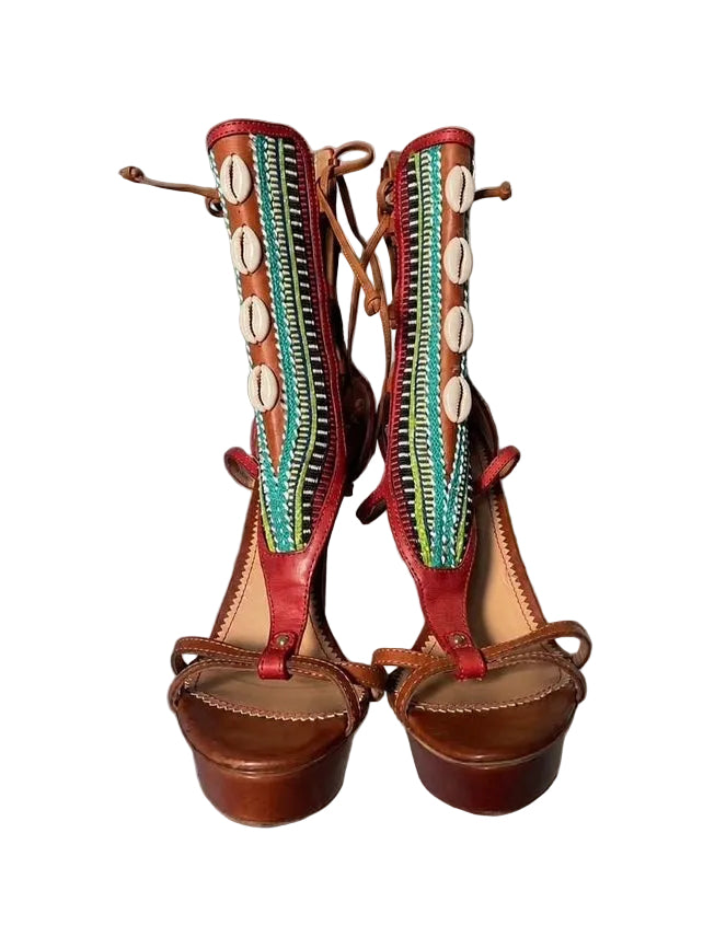 Dsquared2 Shell Gladiator Archive Heels - 39.5