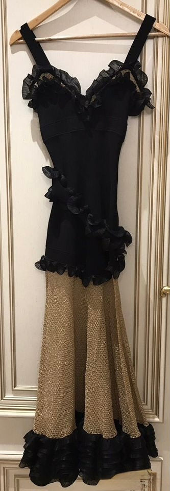 Alexander McQueen 2000s Ruffle Dress - S