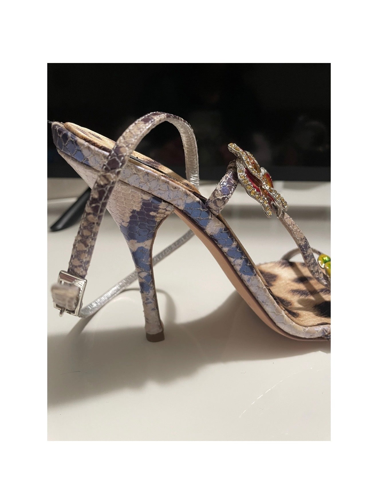 Roberto Cavalli Flower Heels - 35