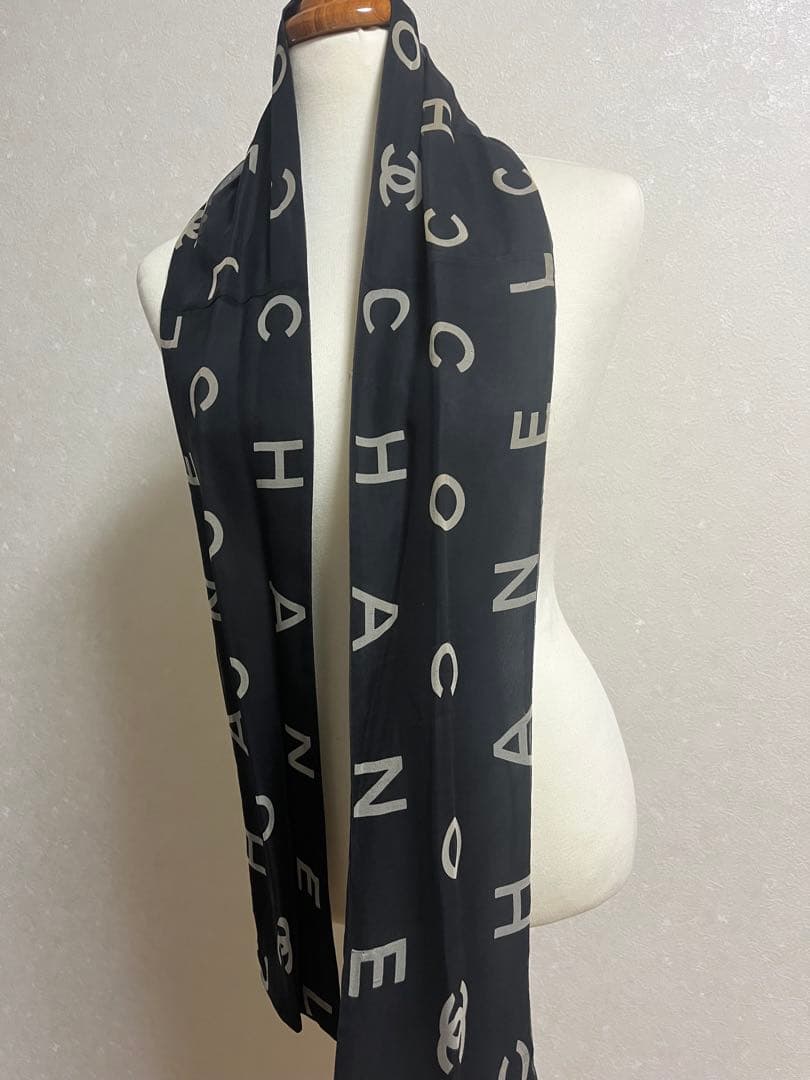 Chanel S/S 1997 CC Logo Mini Dress with Matching Scarf/Headscarf - S/M