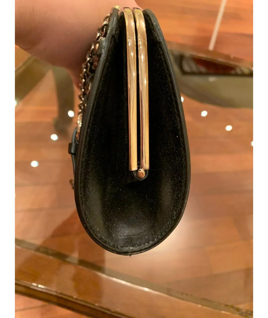 Dior Bondage Clutch and Chain Bag