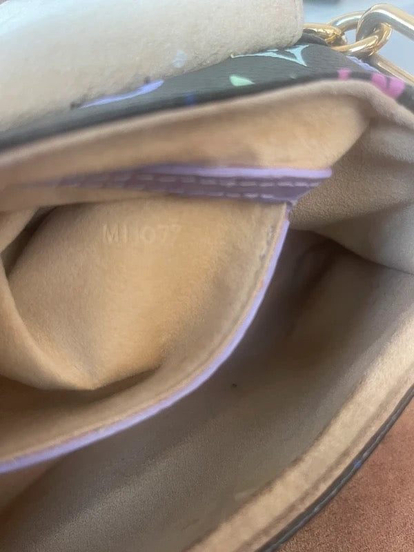 Louis Vuitton x Takashi Murakami Marilyn Bag with Croc detailing ( Rare collectors item)