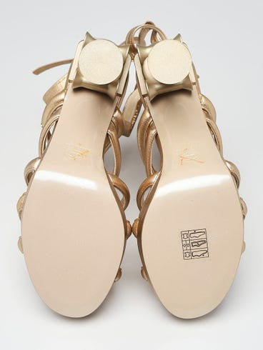 Chanel Colosseum Lace Up Heels Brand New  - 37/37.5