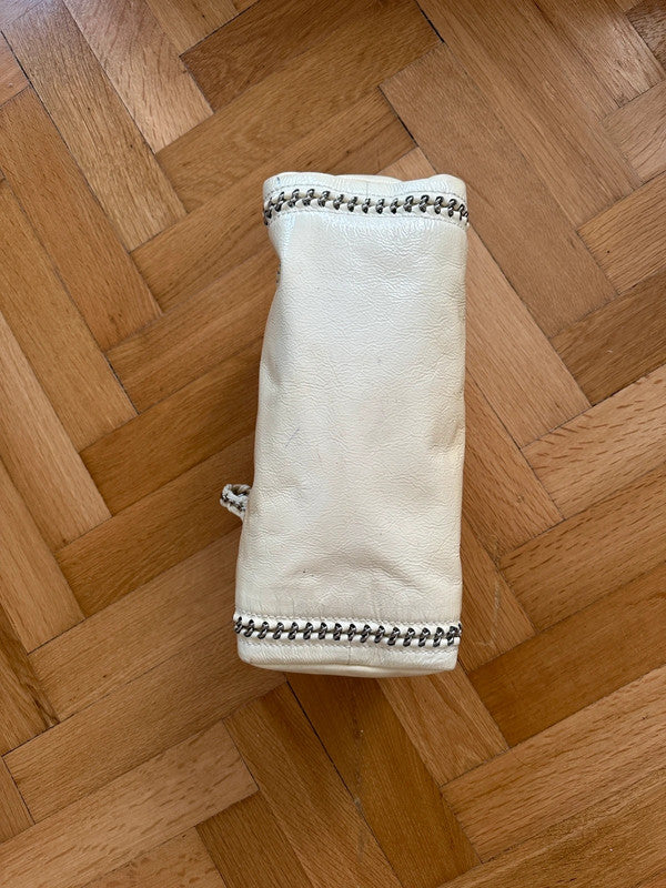Chanel Bowler Bag White Patent Leather