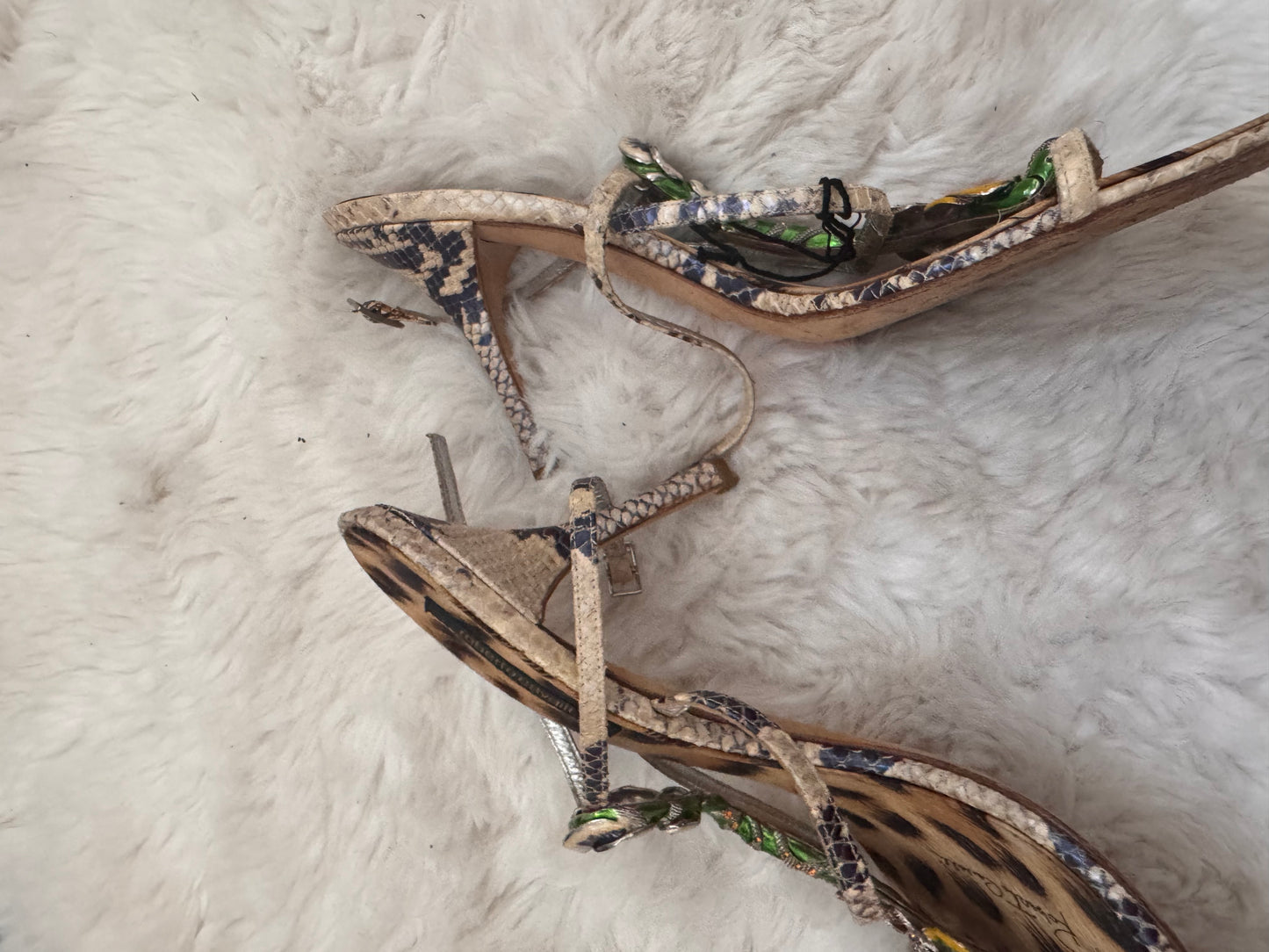 Roberto Cavalli Embellished Heels