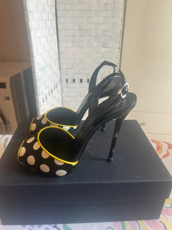 Giuseppe Zanotti Polka Dot Heels - 37.5