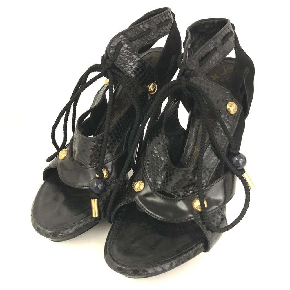 Louis Vuitton Python Spicy Heels - 37.5/38