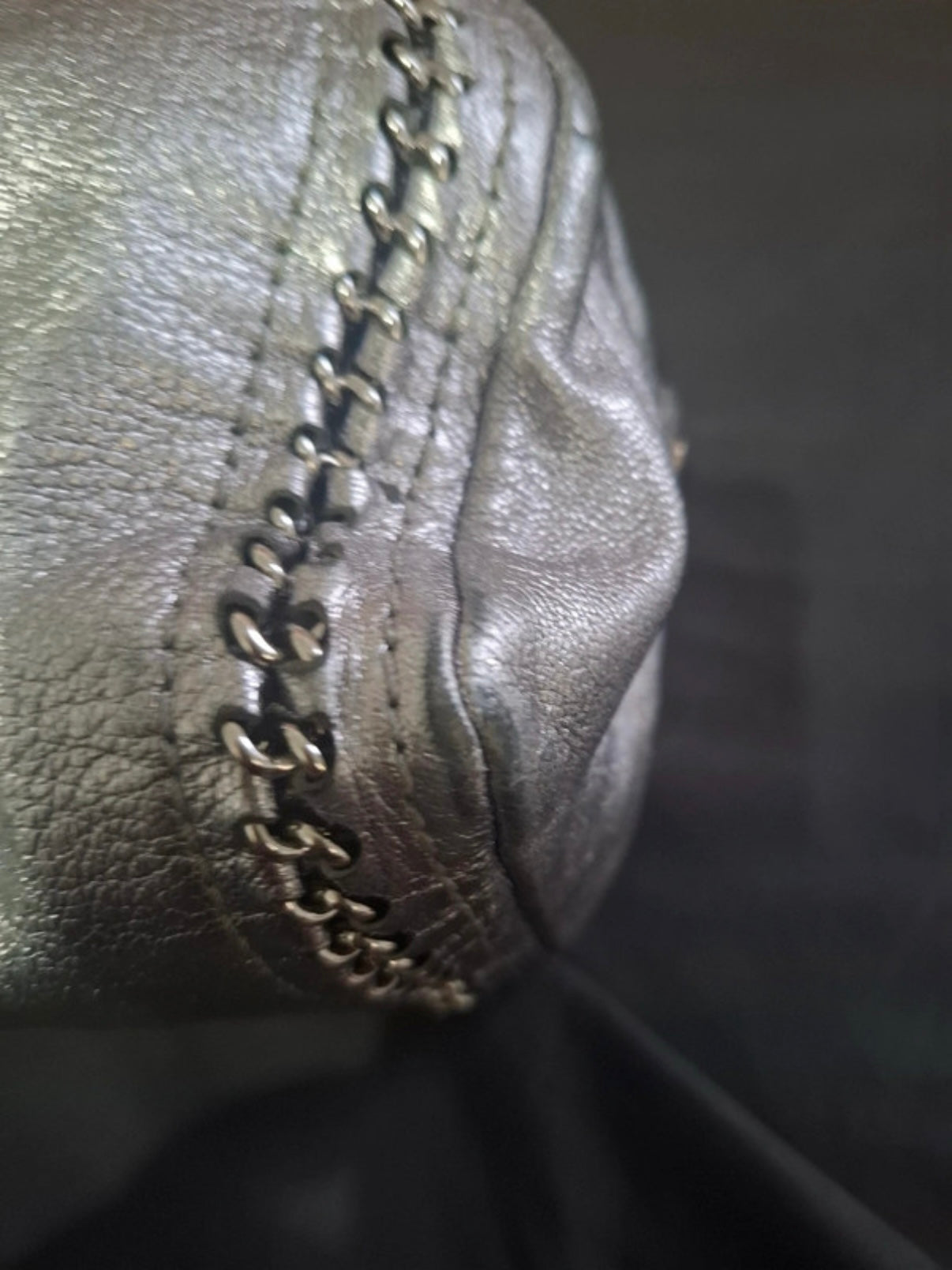 Chanel Bowling Bag Silver