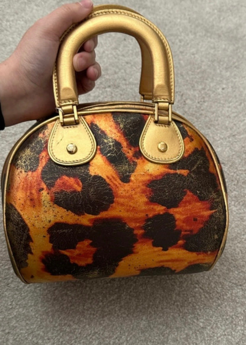 Dior Gambler Gold Dice Bag