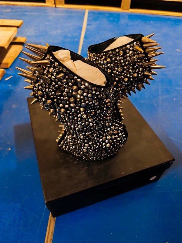 Giuseppe Zanotti Spiked Wedges Brand New - 36