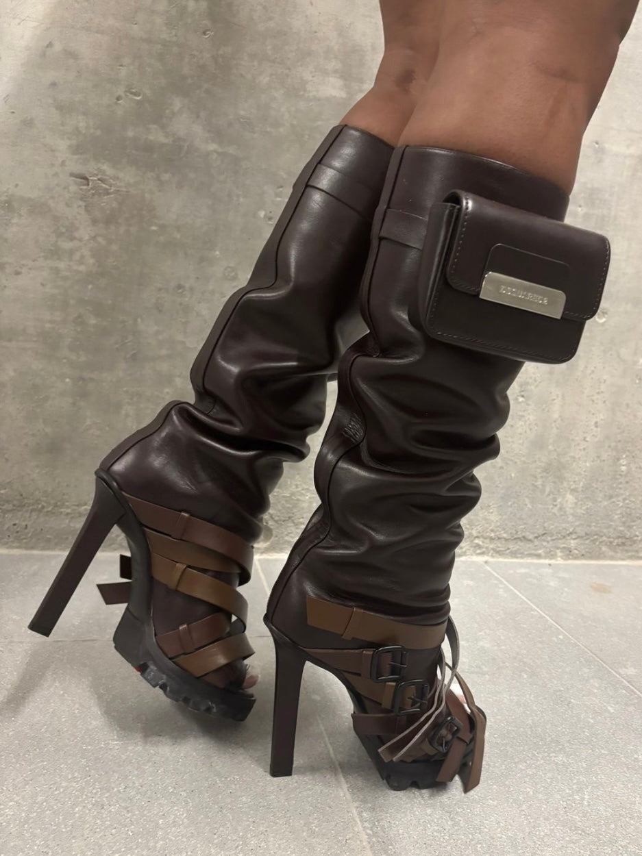 Dsquared2 Buckle Boots - 37