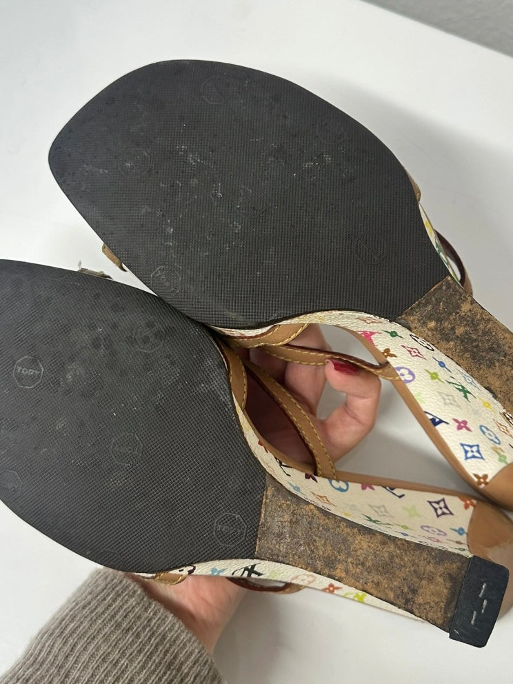 Louis Vuitton X Takashi Murakami Bow Wedge Heels - 39