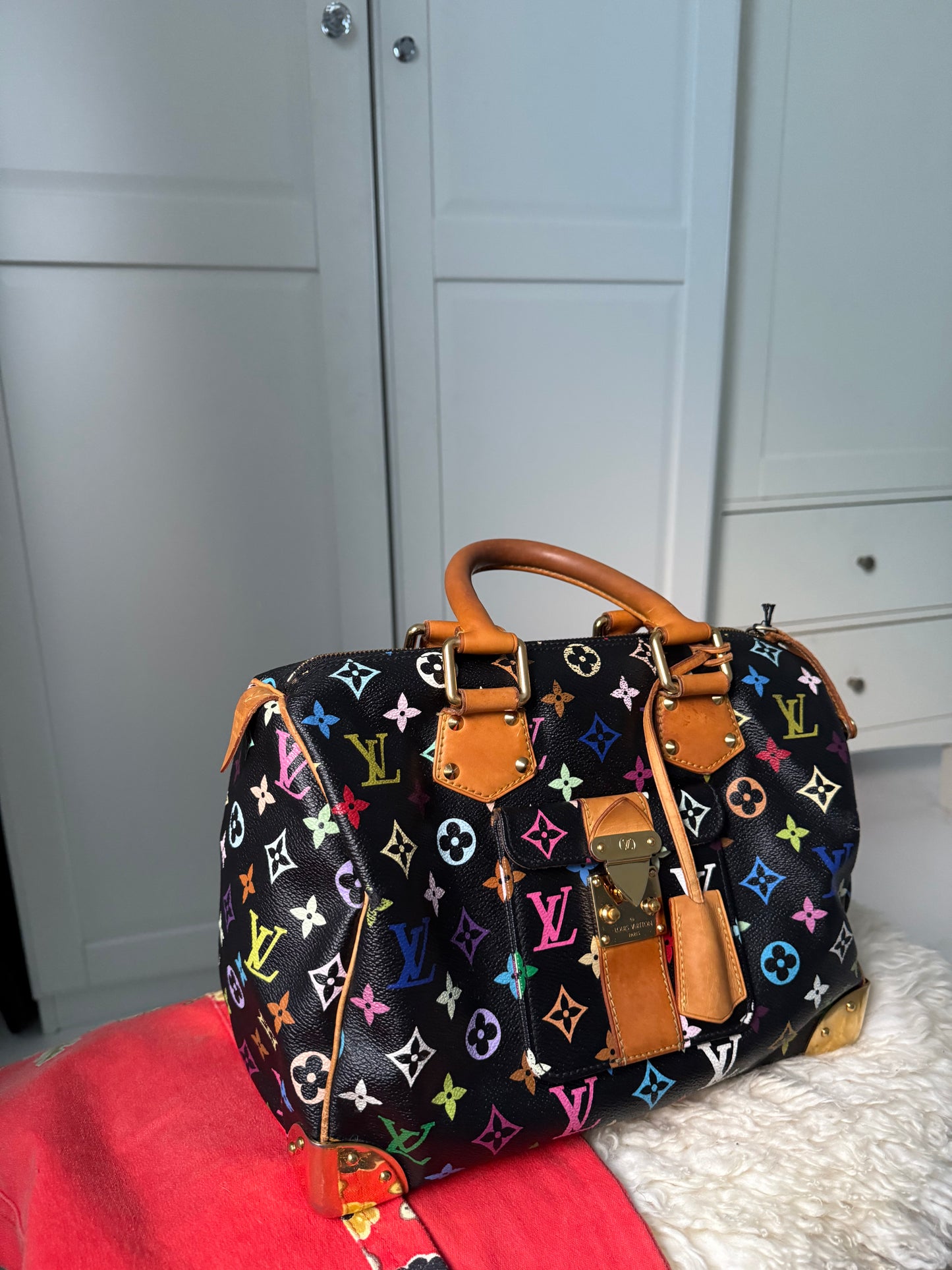 Louis Vuitton x Takashi Murakami Monogram Speedy 30