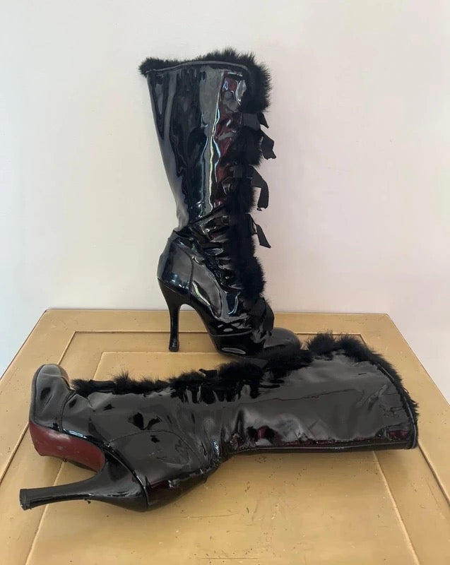 Louis Vuitton Rabbit Fur Boots - 37.5, 38.5 & 39