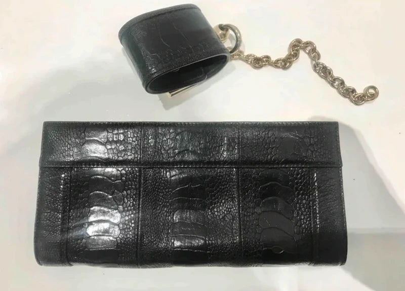 Gucci by Tom Ford Python Clutch with Wristlet