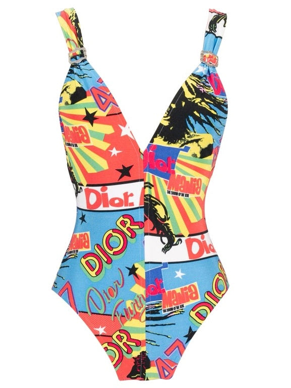 Dior Rasta Mania Swimsuit - S/M
