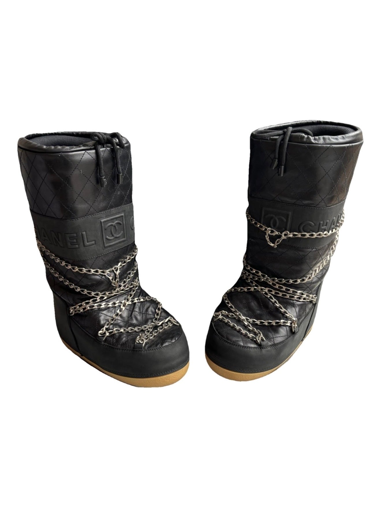 Chanel Chain Ski Boots - 40