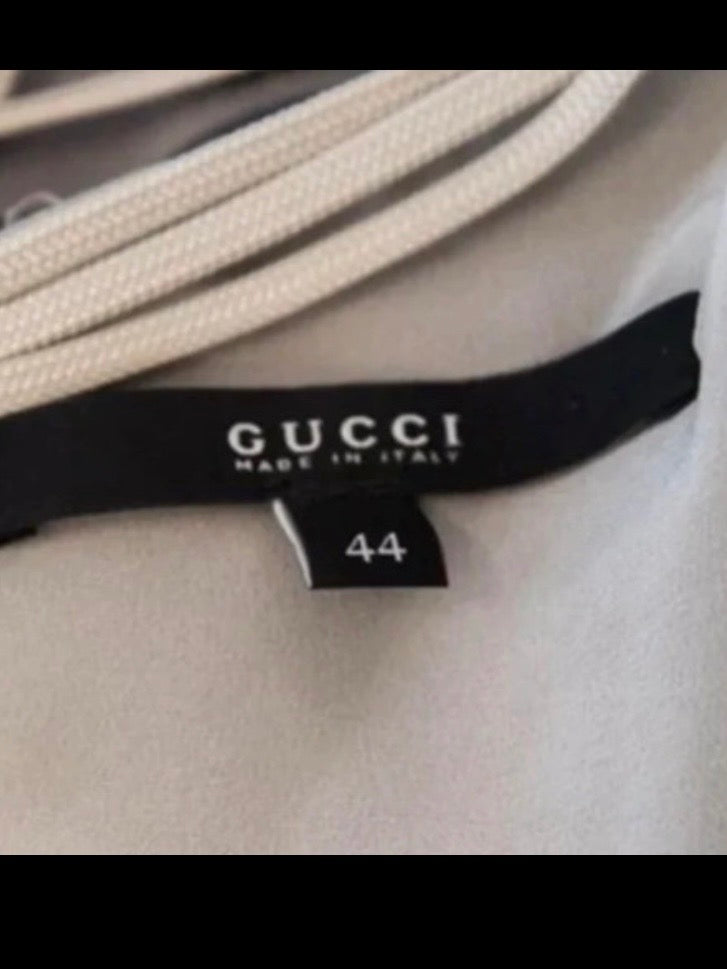 Gucci 2010 Horsebit Swarovski Embellished Silk Dress - S/M