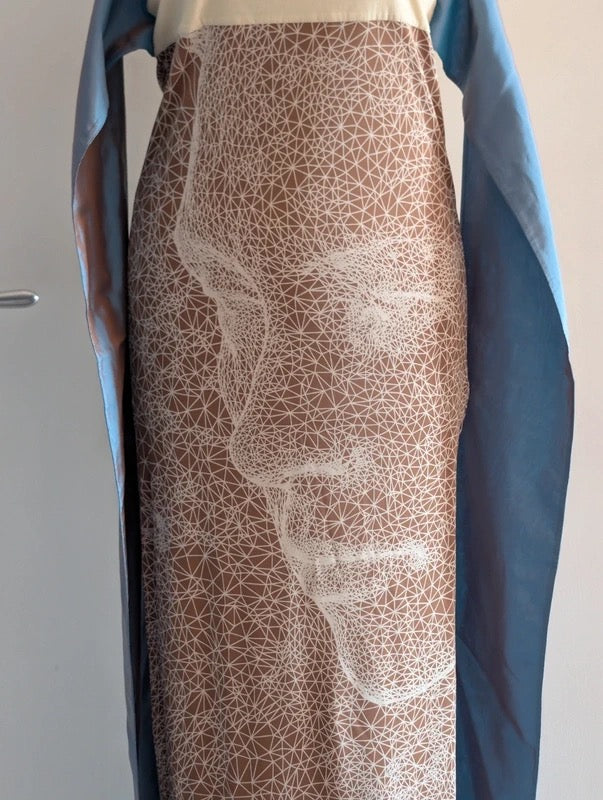 Jean Paul Gaultier Spring 2001 Silk Strapless Constellation Dress - M/L