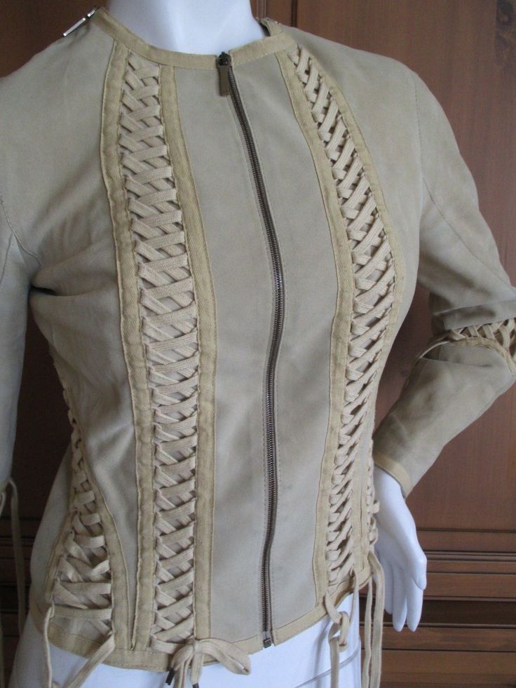 Dior by Galliano 2002 Archive Lace Up Jacket - L/XL