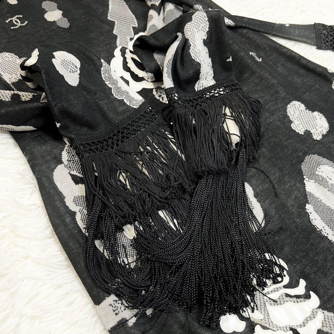Chanel 2004 Runway Knit Fringe Dress - S/M