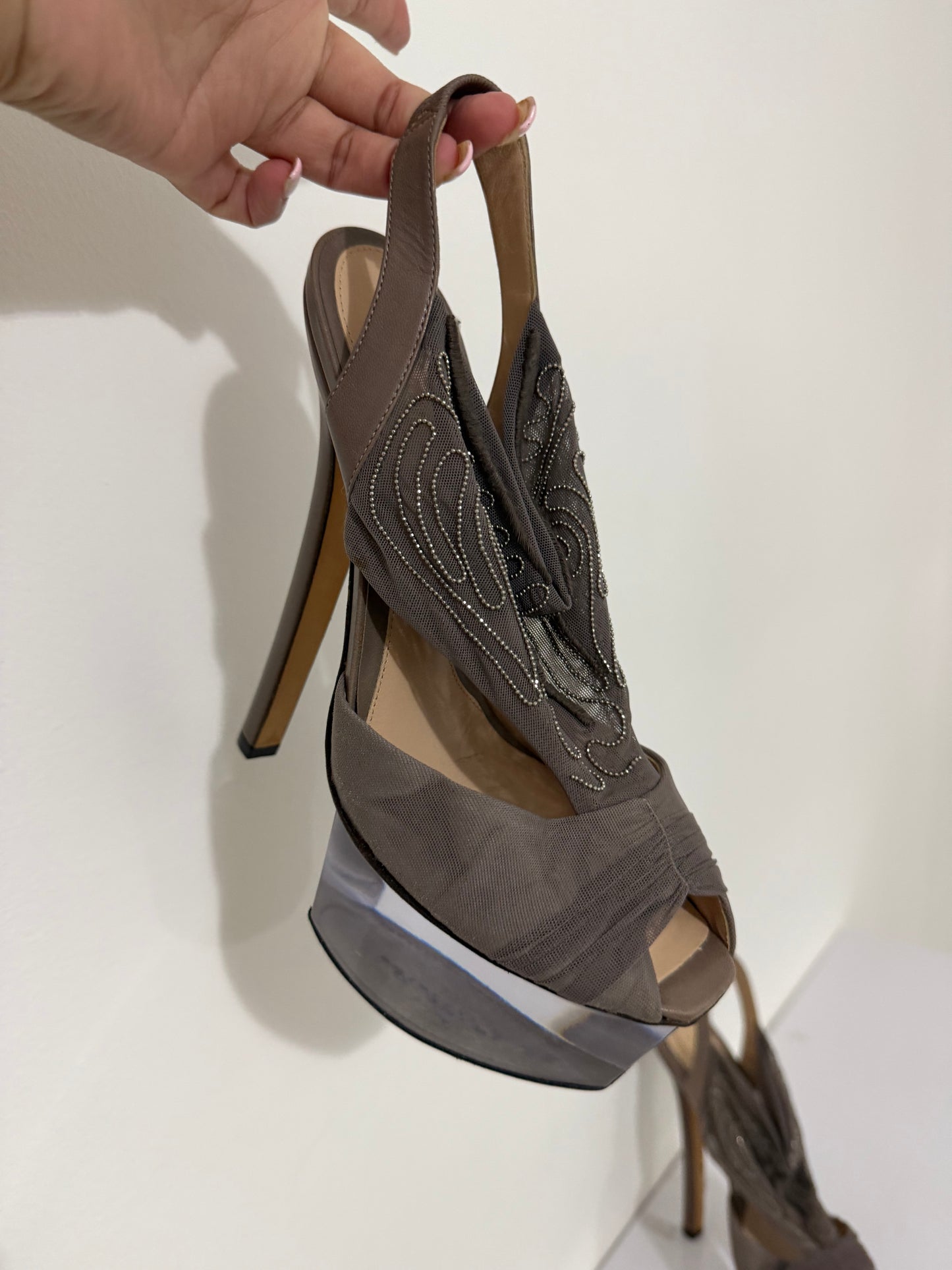 Fendi Cinderella Heels Brand New - 39
