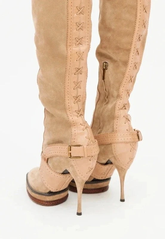 Dior by Galliano Runway Boots Brand New  - 41