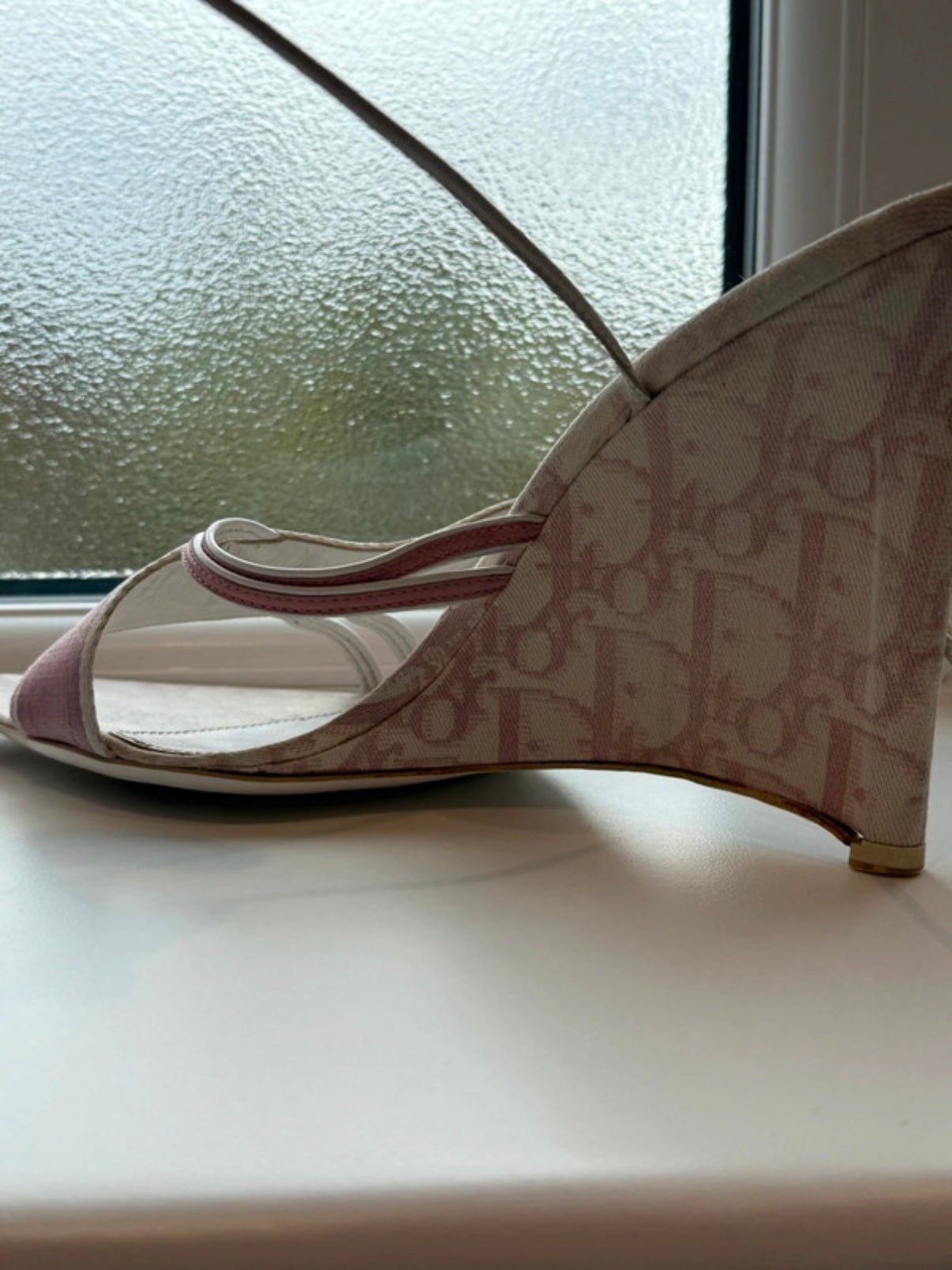 Dior Trotter Monogram Wedges - 40.5