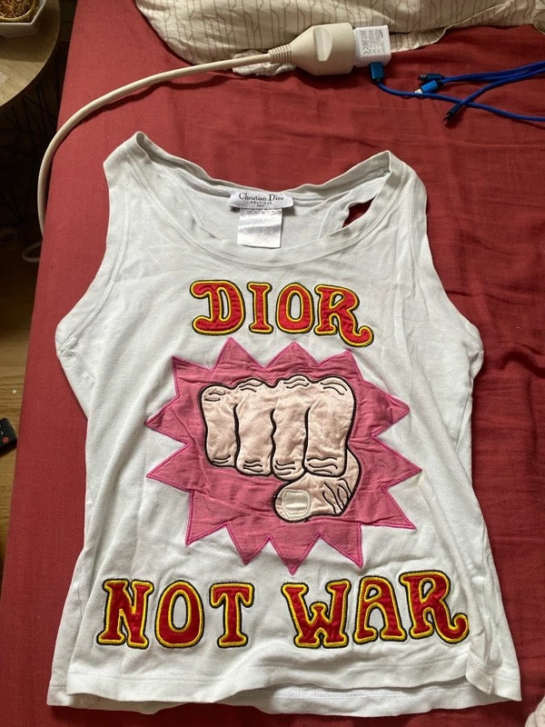 Dior Not War Tank Top