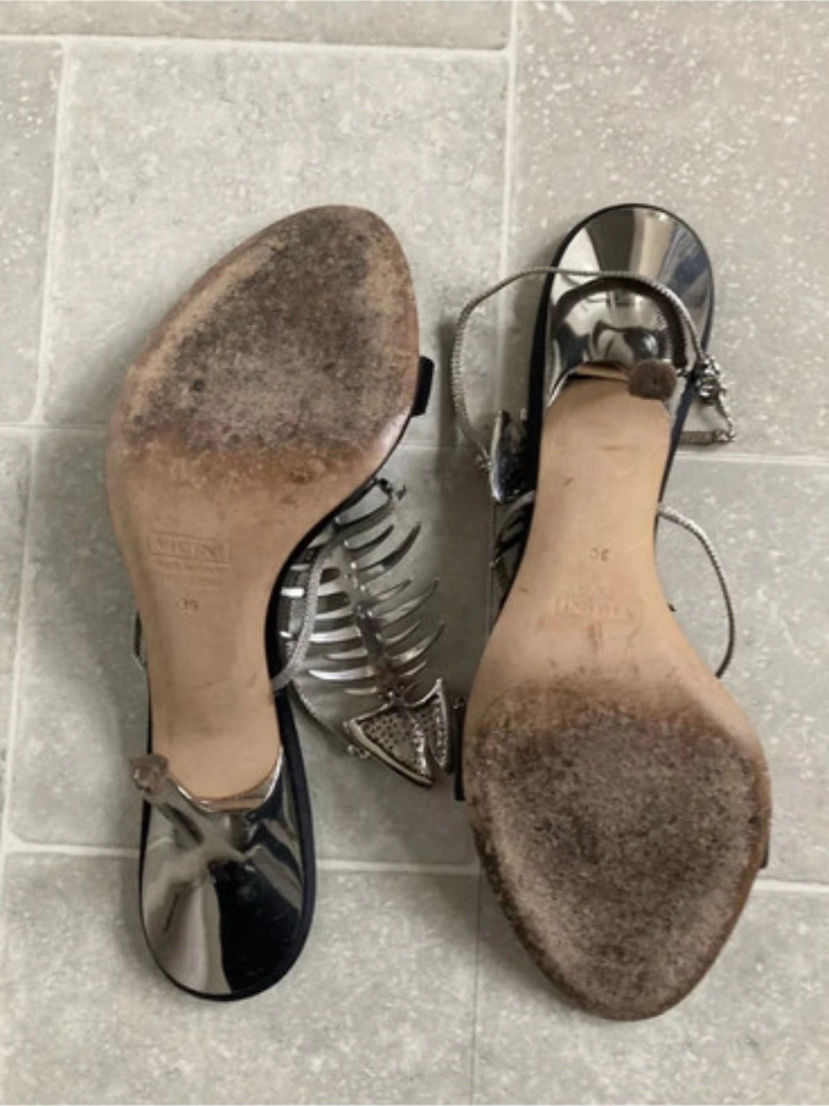 Giuseppe Zanotti Fishbone Heels - 39