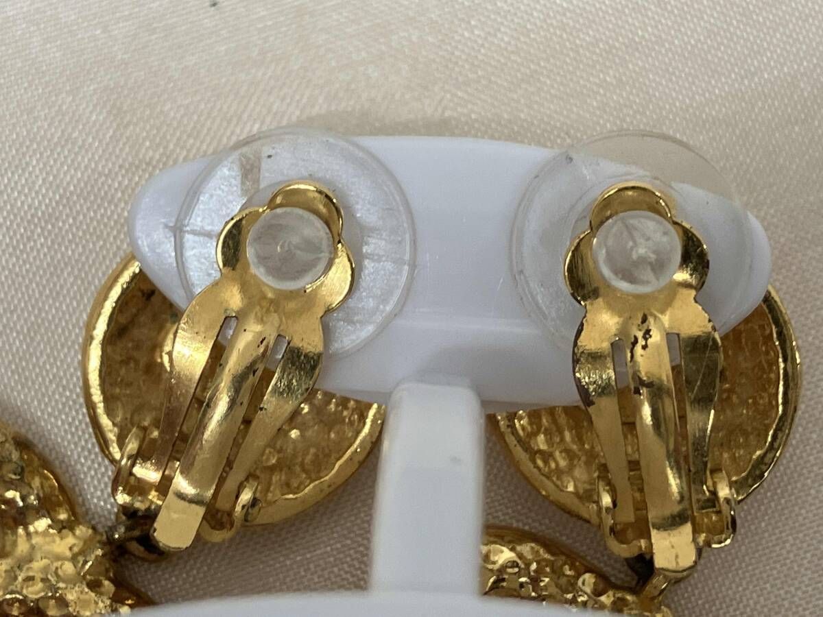 Chanel Vintage 1995 CC Earrings