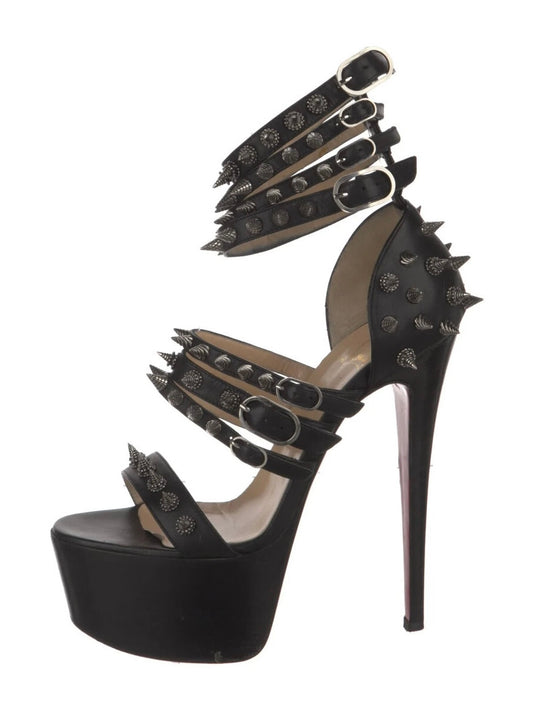 Christian Louboutin Botticellita Spiked Platform Heel - 38