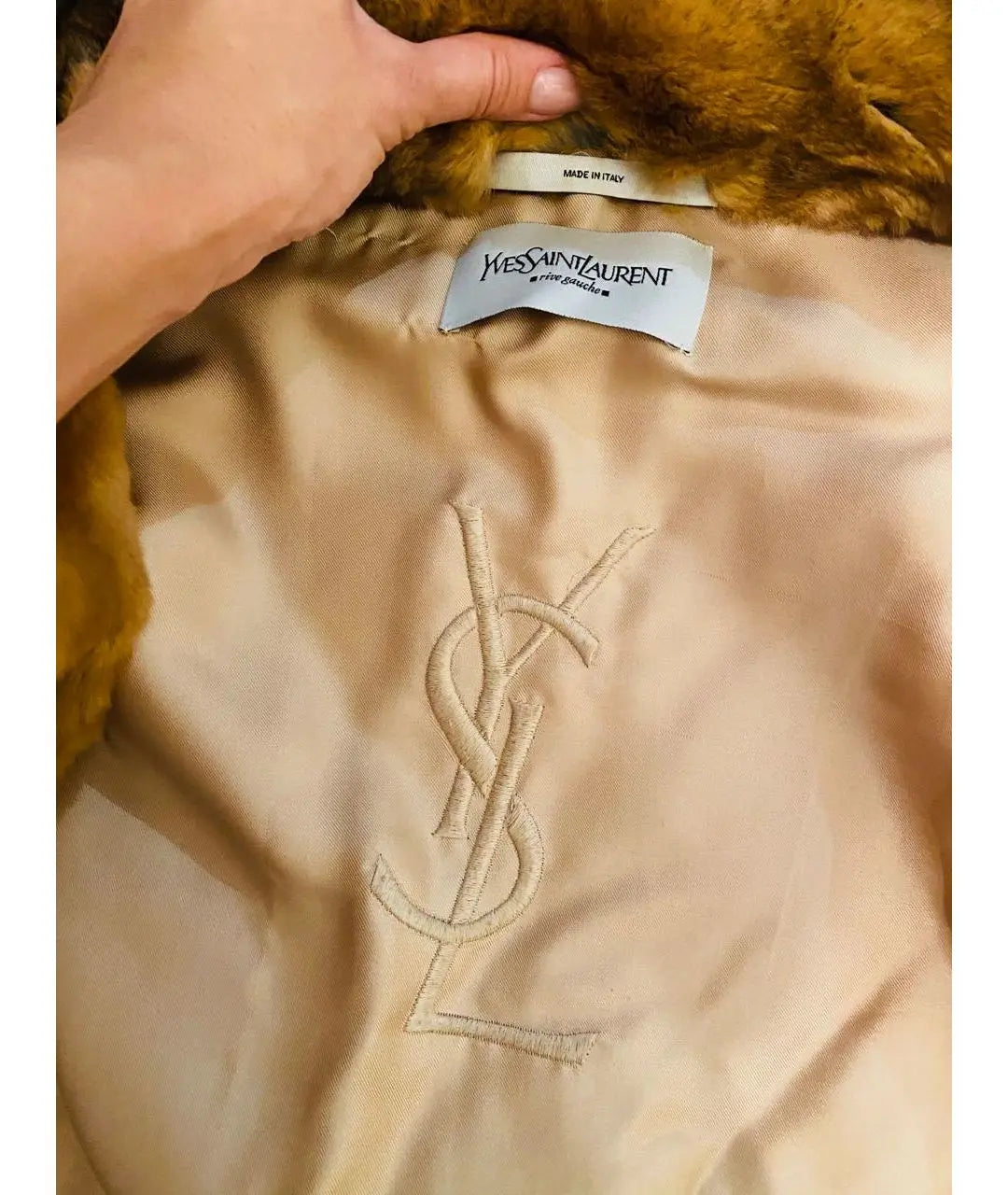 Yves Saint Laurent Luxurious Chinchilla Fur Coat - S