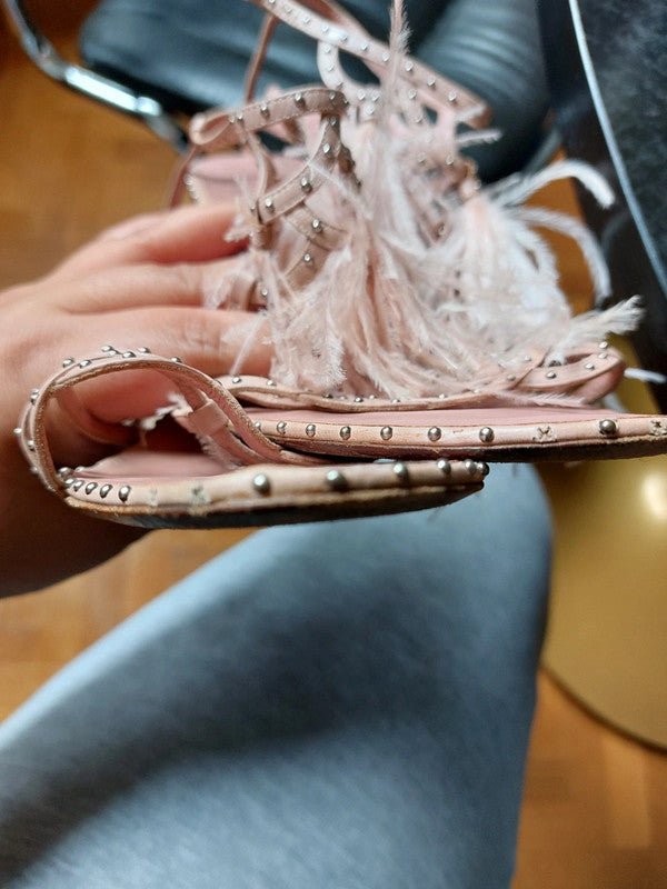 Dior Galliano Feather Heels - 38.5