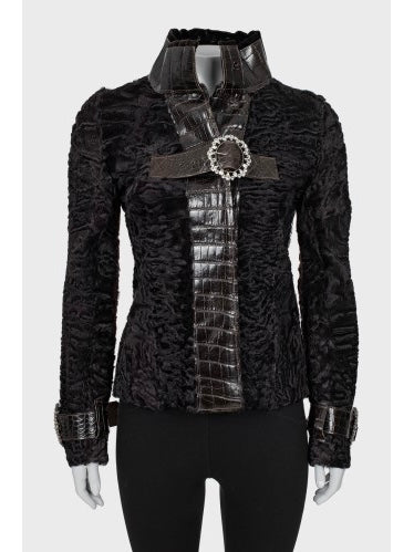 Dolce & Gabbana F/W 2005 Croc Jacket - S