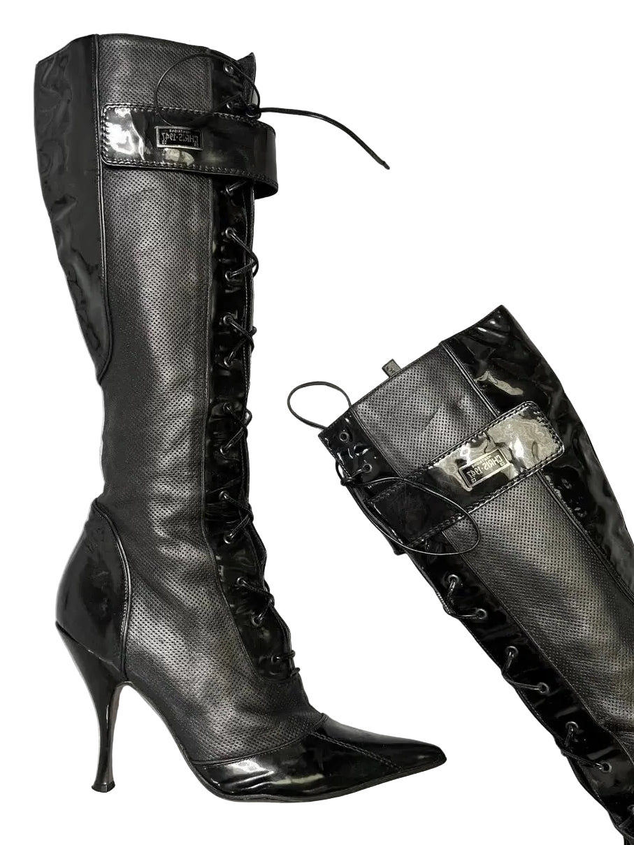 Dior Montaigne 1947 Lace Up Boots - 36.5